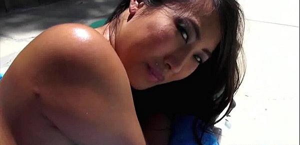  Asian amateur poolside anal sex Sharon Lee 1